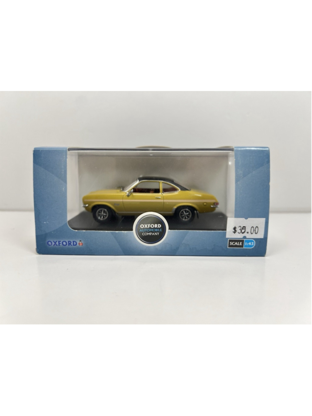 OXFORD DIECAST VAUXHALL FIRENZA SPORT SL SUNSPOT YELLOW CAR MODEL VF004 1:43